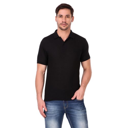 Collar T-Shirt Black