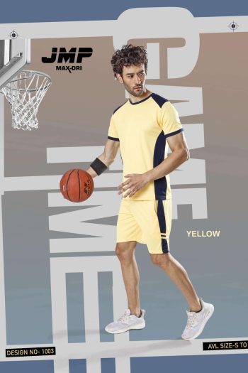 Team Short And T-Shirt Yellow Set
