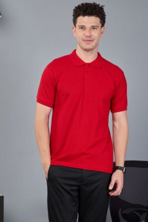Vinson Cotton Mens Colla T-Shirt