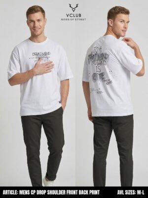 Down Shoulder Men