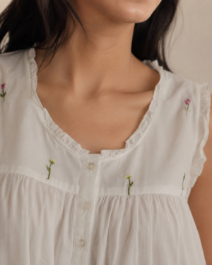 Modern Sleeveless Ladies Nighty Collection
