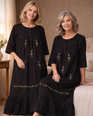 Designer Short Sleeve Cotton Nightwear