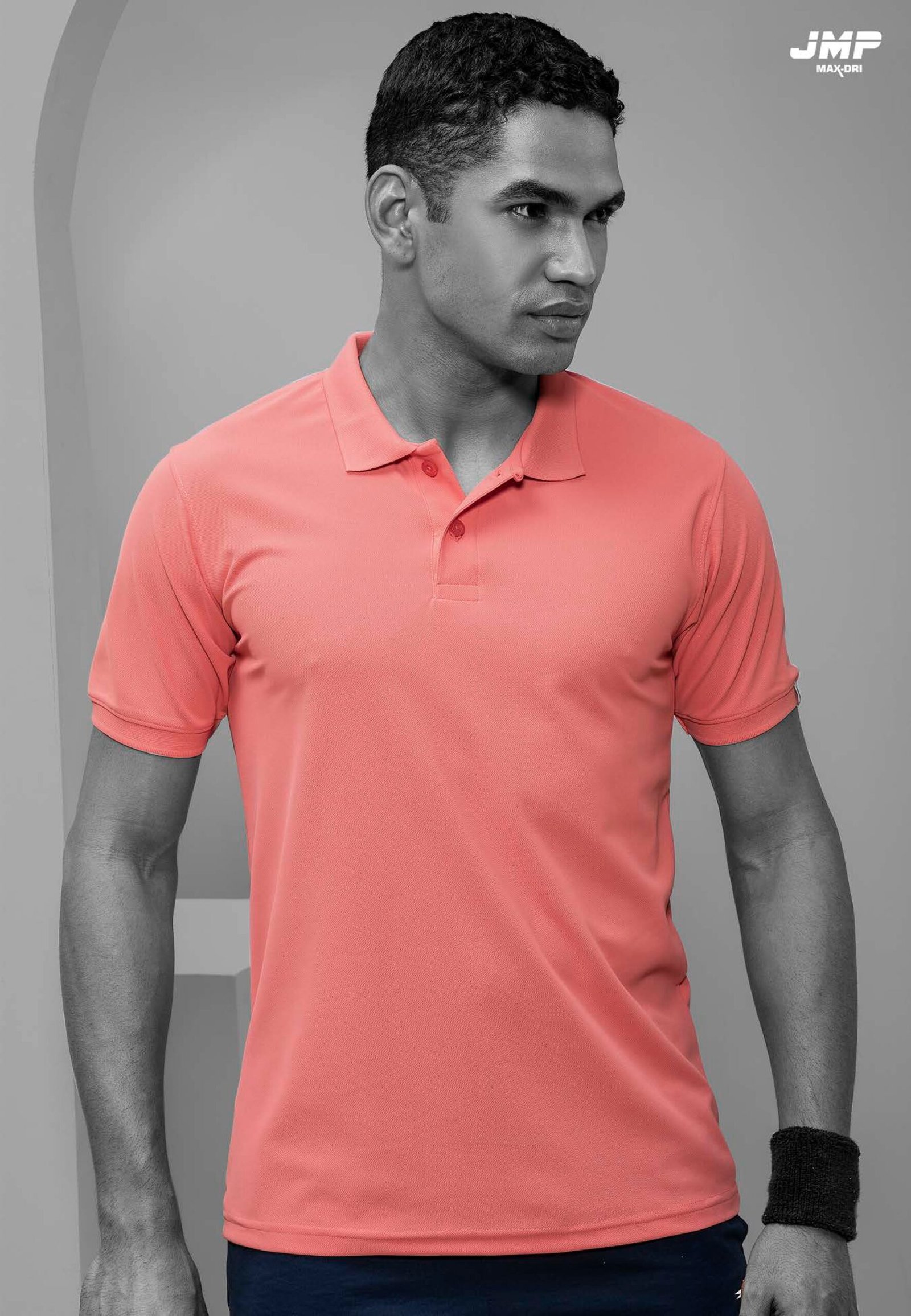 JMP JOR Max Dry Honeycomb Polo T-Shirt - Image 5