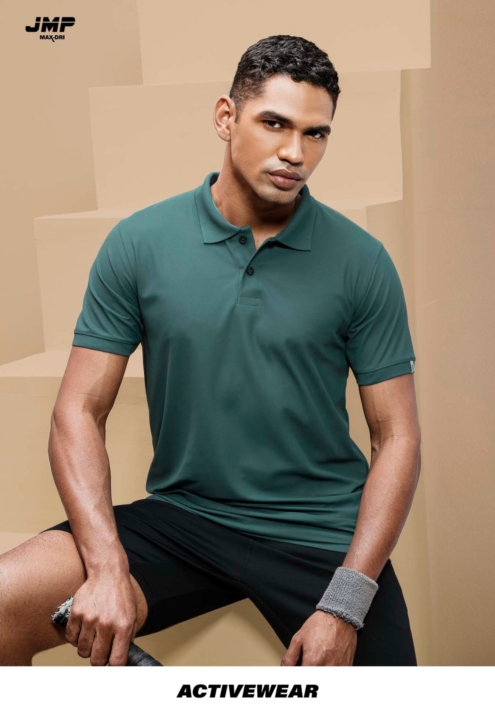 JMP JOR Max Dry Honeycomb Polo T-Shirt - Image 2